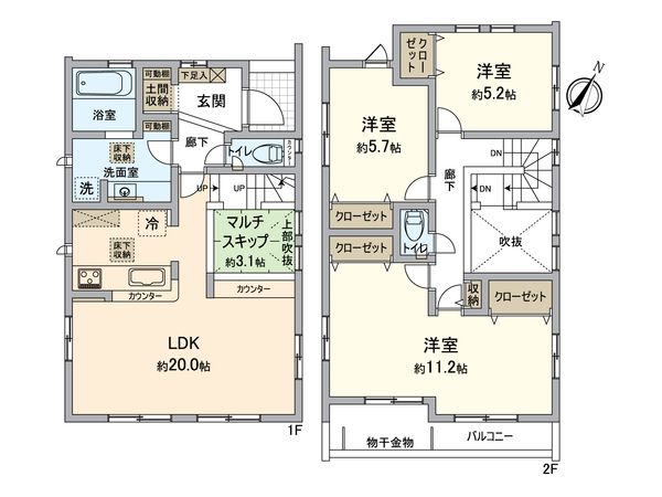 一宮新築 間取図(平面図) 一宮新築 間取図(平面図)