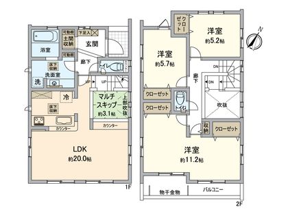 一宮新築 間取図(平面図)