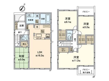 一宮新築 間取図(平面図)