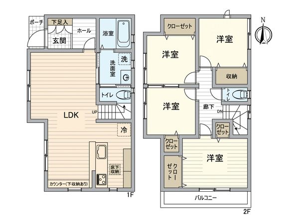 辰巳戸建 間取図(平面図)