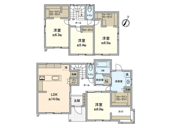 4LDKの一戸建です
