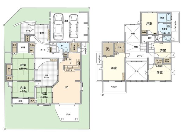 辰巳戸建 間取図(平面図) 辰巳戸建 間取図(平面図)