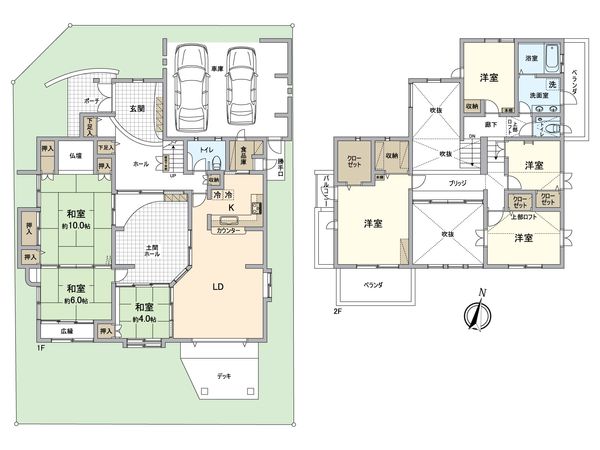 辰巳戸建 間取図(平面図)