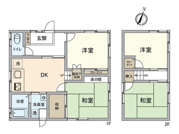 藤田戸建 間取図(平面図) 藤田戸建 間取図(平面図)
