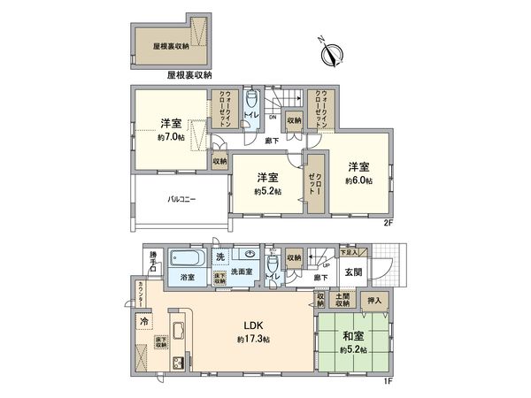 藤田新築戸建 間取図(平面図) 藤田新築戸建 間取図(平面図)