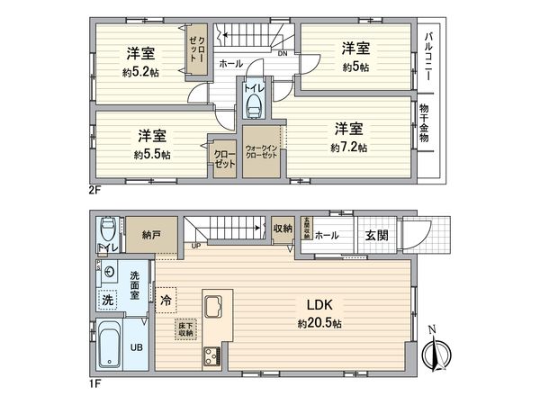 藤田新築 間取図(平面図) 藤田新築 間取図(平面図)