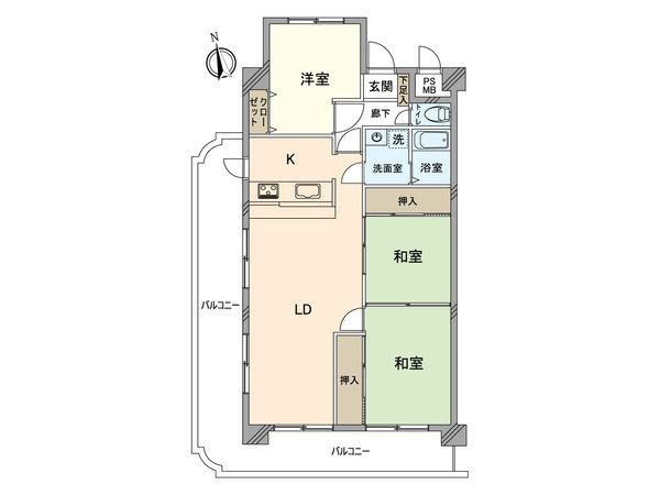 シティコーポ青江 間取図(平面図) シティコーポ青江 間取図(平面図)