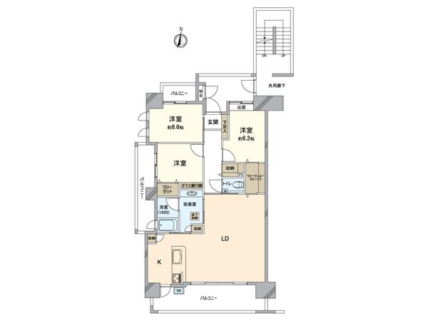 アウルステージ問屋町 間取図(平面図)