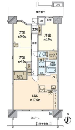 ヴェルディ問屋町 間取図(平面図) ヴェルディ問屋町 間取図(平面図)