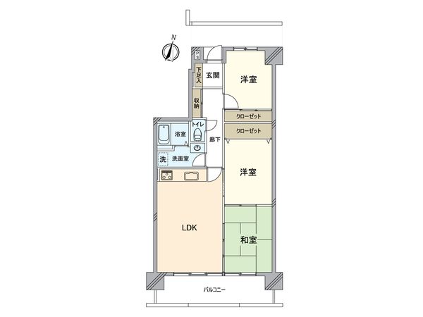 アーネスト矢坂 間取図(平面図) アーネスト矢坂 間取図(平面図)
