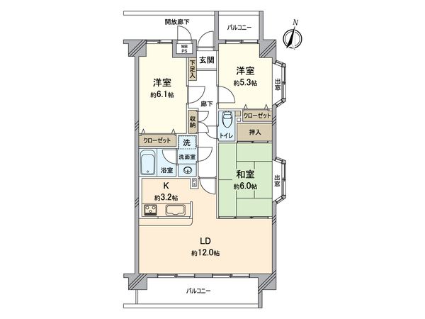 シティコーポ延友 間取図(平面図) シティコーポ延友 間取図(平面図)