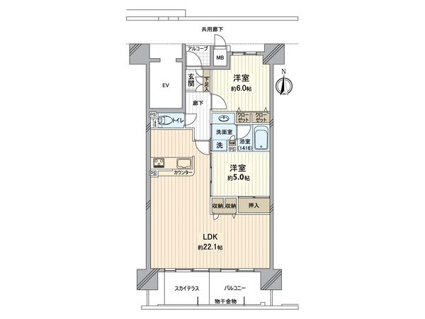 ロイヤルガーデン野田 間取図(平面図) ロイヤルガーデン野田 間取図(平面図)