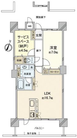 ポレスター中庄リーモ 間取図(平面図) ポレスター中庄リーモ 間取図(平面図)
