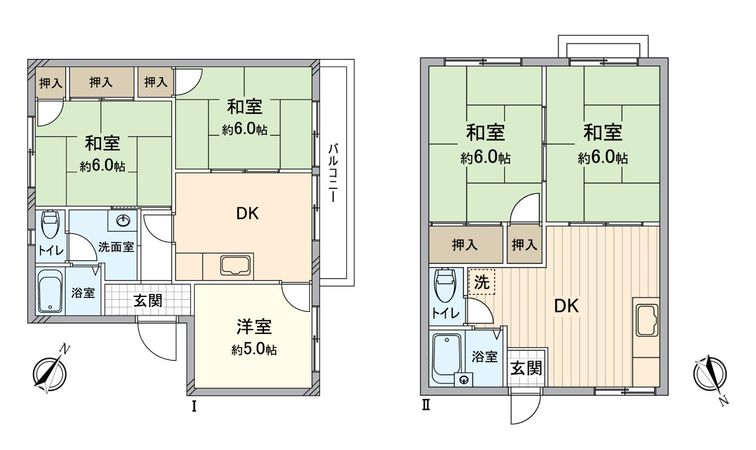 サンディスクすばる 間取図(平面図) 間取図(平面図)