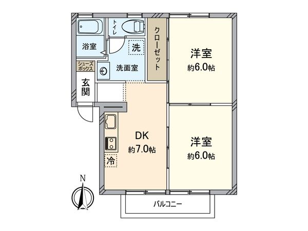 プリオールうらた 間取図