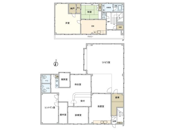 西中新田テナント 間取図(平面図)