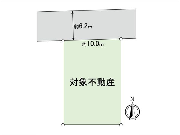 三滝本町1丁目 古家付き土地 区画図 三滝本町1丁目 古家付き土地 区画図