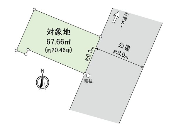 福島町1丁目 区画図 区画図