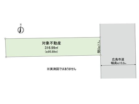舟入中町　土地 区画図