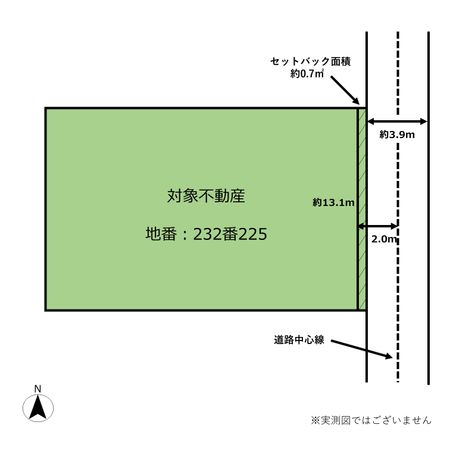 己斐大迫1丁目 古家付き土地 区画図 己斐大迫1丁目 古家付き土地 区画図