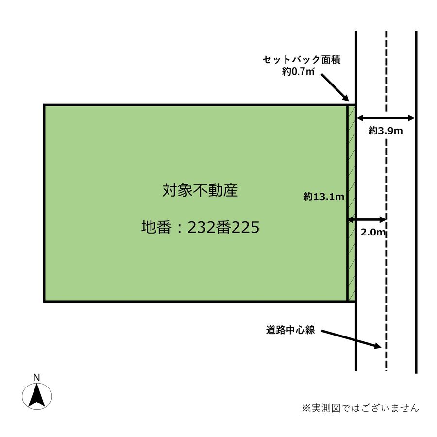 己斐大迫1丁目 古家付き土地 区画図 区画図
