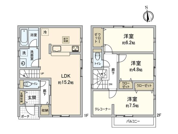 三滝本町1丁目 新築戸建 間取図(平面図)