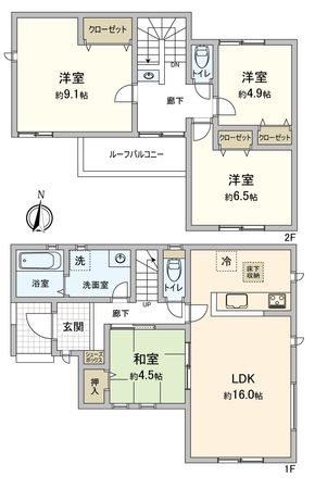 広島西区己斐大迫1丁目 間取図(平面図) 広島西区己斐大迫1丁目 間取図(平面図)