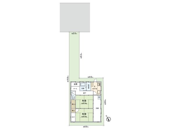 舟入幸町 間取図(平面図) 間取図(平面図)