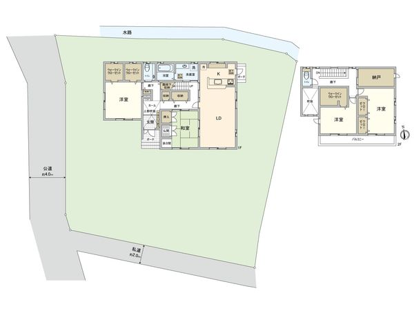 戸坂大上3丁目 間取図(平面図) 戸坂大上3丁目 間取図(平面図)