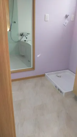 2階洗面スペース※竣工時の写真となり、現在は賃貸中です。