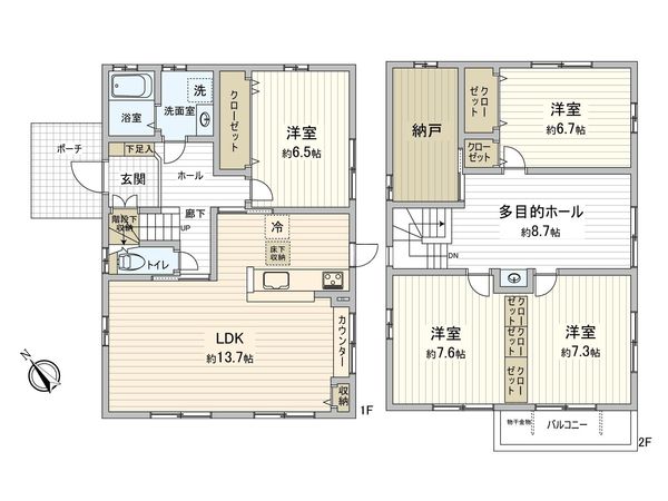 三滝本町一丁目 戸建 間取図(平面図) 三滝本町一丁目 戸建 間取図(平面図)