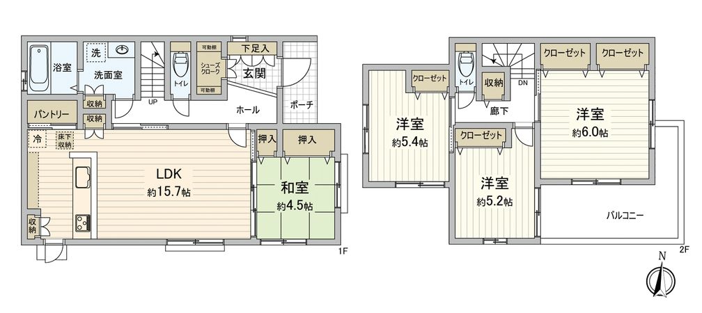 己斐大迫1丁目 新築戸建 間取図(平面図)