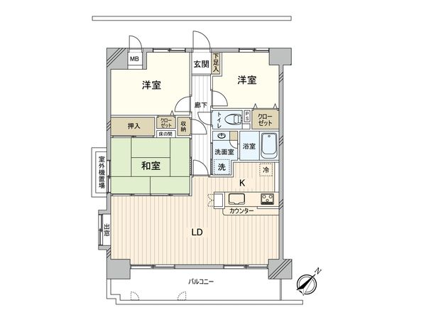 クレイドル東高須駅前 間取図(平面図)
