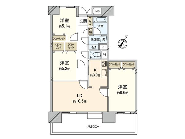 間取図(平面図)
