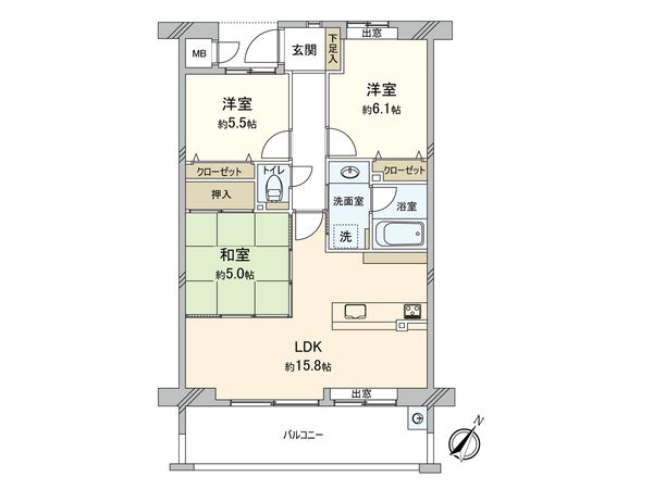 間取図(平面図)