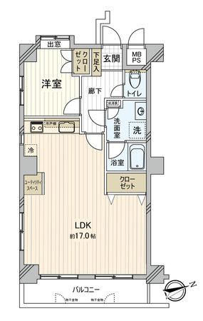 ダイアパレス三篠第二 間取図(平面図) ダイアパレス三篠第二 間取図(平面図)