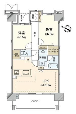 ポレスター東高須ザ・レジデンス 間取図(平面図) ポレスター東高須ザ・レジデンス 間取図(平面図)