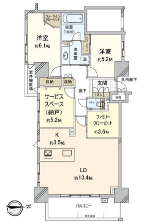 フローレンス榎町プレミアムステージ 間取図(平面図)