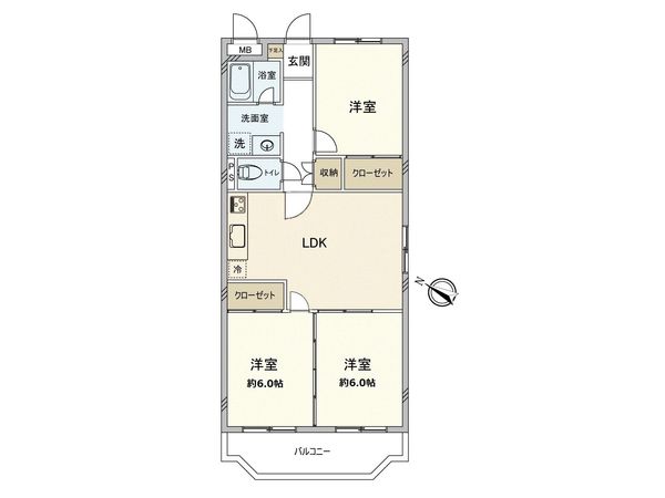 高須パーク・マンション 間取図(平面図)