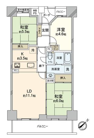 間取図(平面図)