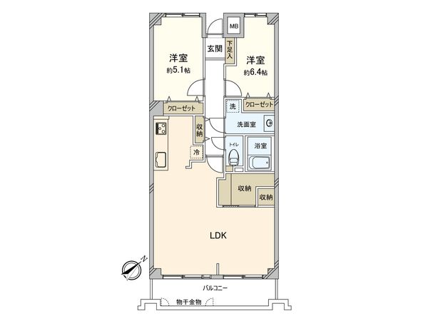 己斐本町CO-OPマンション 間取図(平面図) 己斐本町CO-OPマンション 間取図(平面図)