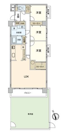 パークハイム空港通り 間取図(平面図) パークハイム空港通り 間取図(平面図)
