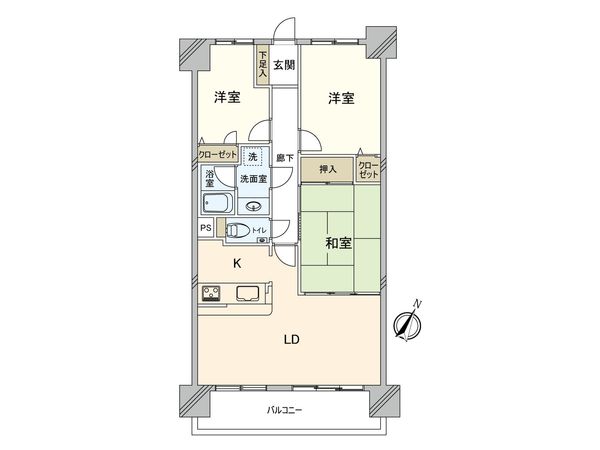 ローレルコートアネスト古江上 間取図(平面図) ローレルコートアネスト古江上 間取図(平面図)