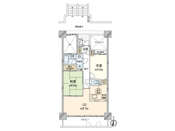 ステイツ野村向洋 間取図(平面図) ステイツ野村向洋 間取図(平面図)