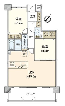 庚午中パークハウス 間取図(平面図) 庚午中パークハウス 間取図(平面図)