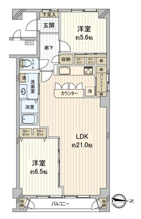 楠木マンション 間取図(平面図) 楠木マンション 間取図(平面図)