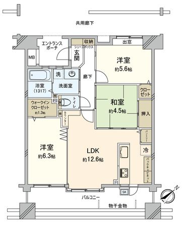 間取図(平面図)