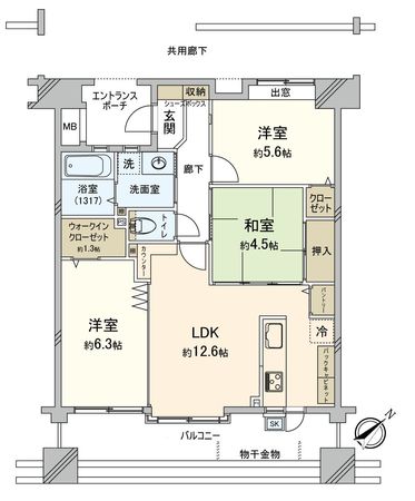 間取図(平面図)