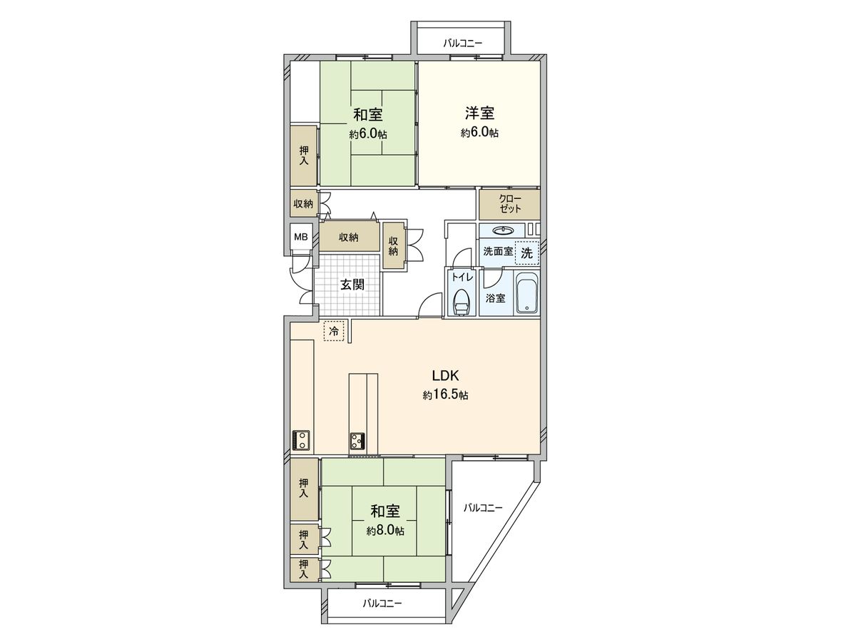 間取図(平面図)