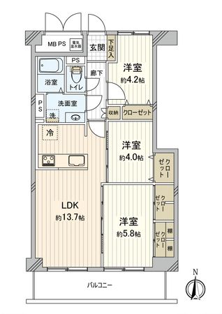 間取図(平面図)